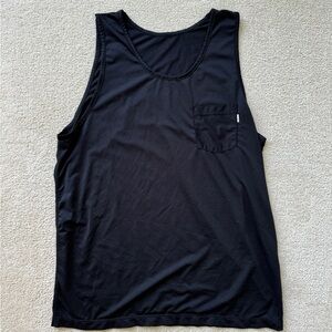 Vuori | black men’s tradewind performance tank top size large